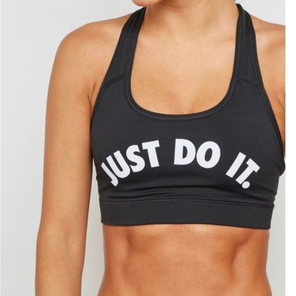 Nike Just Do It. Racerback Sports Bra